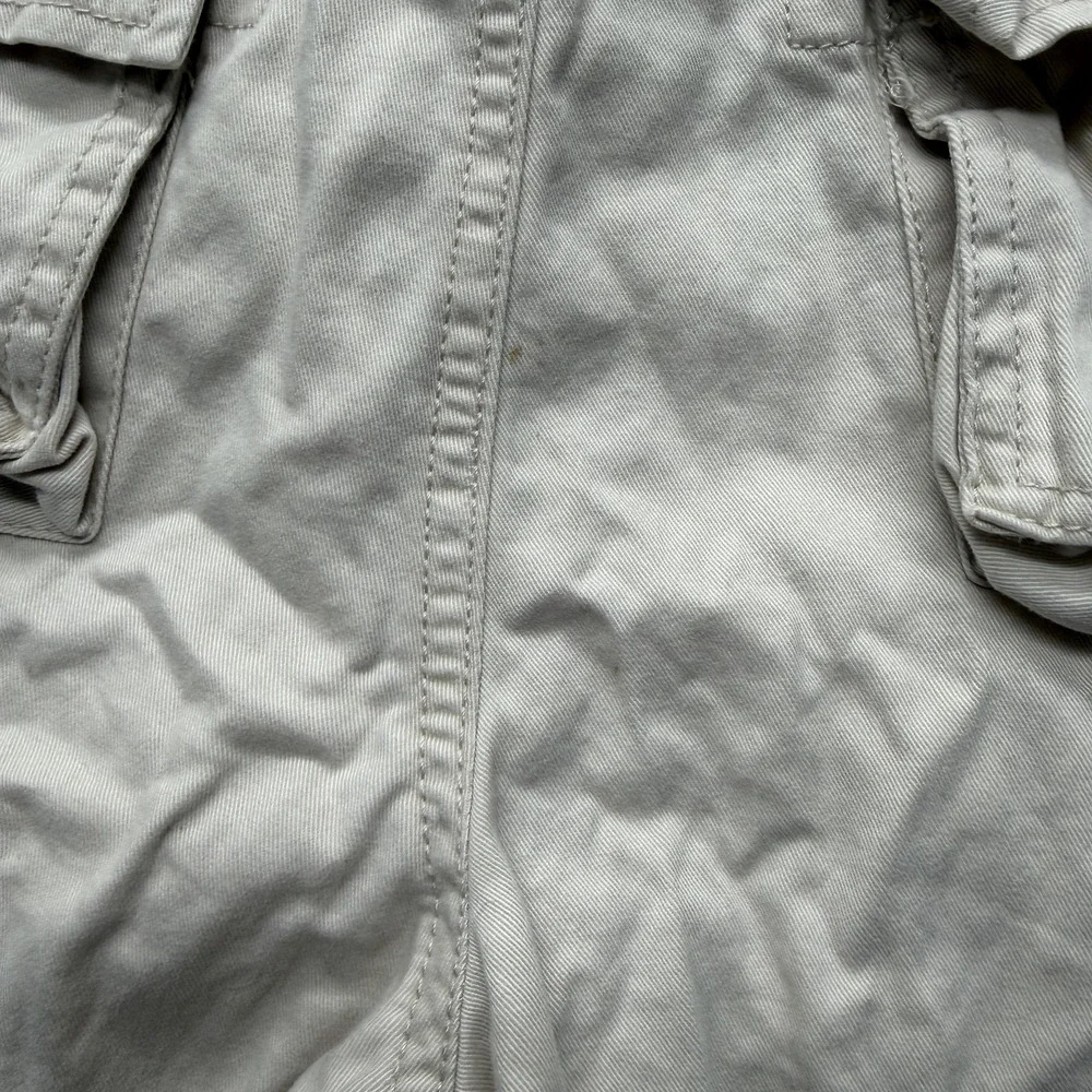 Arizona Jean Company Shorts Boys‎ 12 Beige Cargo Twill Belted School Pockets